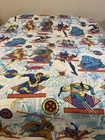 Vtg 1994 X Men Twin Flat Sheet Marvel Comics Bedding Fabric Very Good Condition