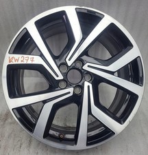 1x Alufelge 18 Zoll 7.5" 5x100 51ET Glanz Silber 2G0601025AC VW Polo Rim Wheel