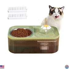 Suertree 101oz Stainless Steel Cat & Dog Water Fountain - Automatic Dispenser