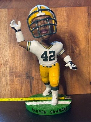NFL グリーンベイ パッカーズ ビンテージ ボブルヘッド 首振り人形 Darren Sharper GREEN BAY PACKER Bobble Dobbles Bobblehead Football