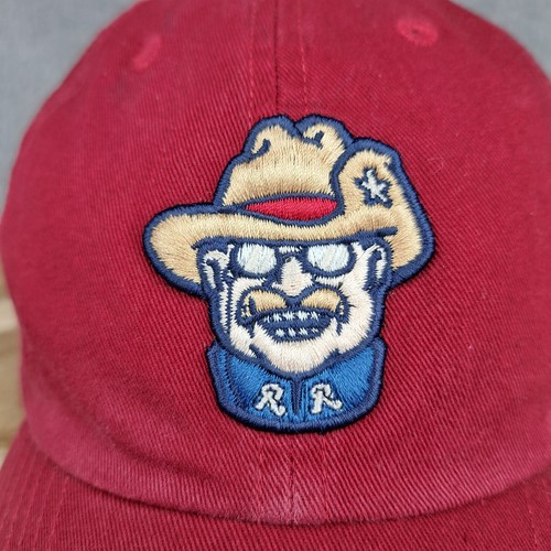 Frisco RoughRiders Hat Cap Strap Back Red Teddy Roosevelt Logo MiLB Baseball Men - Picture 2 of 9