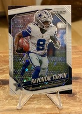 2025 Panini Prizm KaVontae Turpin #137 WHITE DISCO PRIZM Cowboys