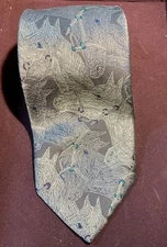 Robert Talbott BEST OF CLASS-Nordstrom Western Horse BROWN Tie L 59” W 3.2”SILK