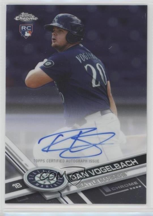 2017 Topps Chrome Rookie Auto Daniel Vogelbach Dan Vogelbach #RA-DV Auto 2r7