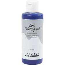 Linoldruckfarbe blau 85ml 100ml/7,28 Euro