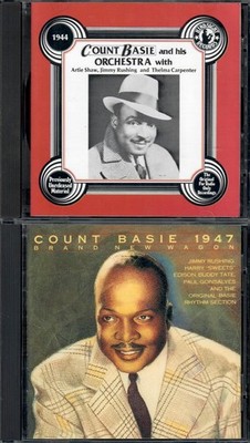 Count Basie ~ And His Orchestra 1944 / Brand New Wagon 1947 Lot of 2 CDs