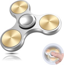 Fidget Spinner Hand Spinner Fidget Toy Stainless Steel Metal 4-10 Minutes...