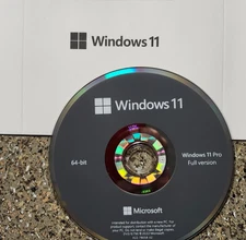 Microsoft Windows 11 PRO DVD Operating System - FQC-10529 New, sealed pkg