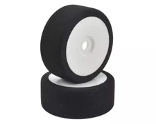 BSR Racing 1/8 Mounted GT Foam Tires GOLD w 17mm Hex (2) White Wheels