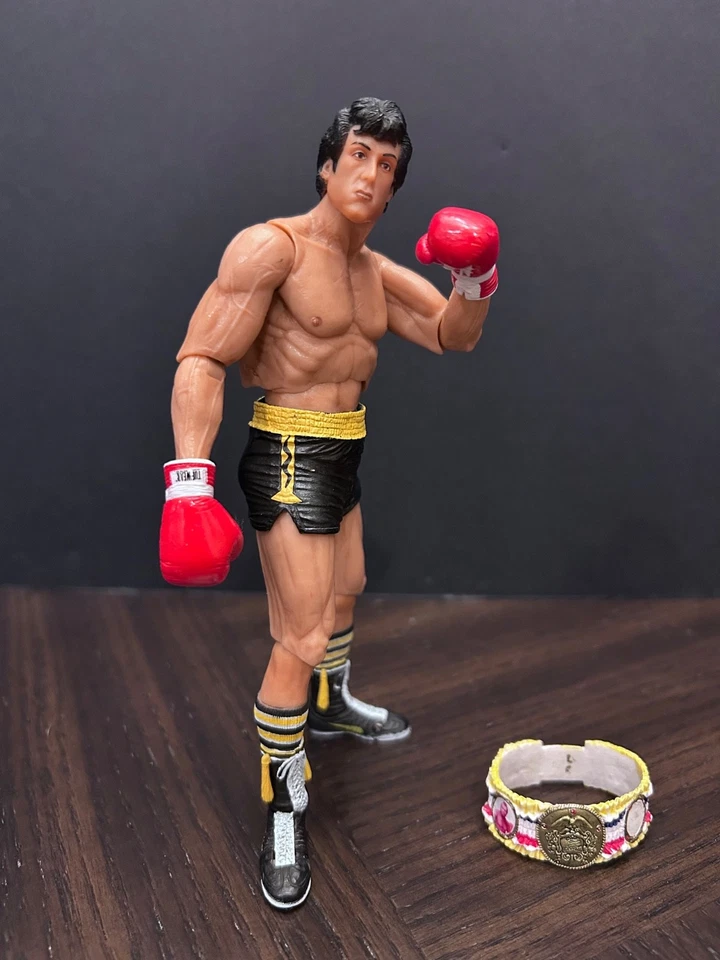 NECA* Apollo Creed Rocky IV 7-inch Action Figure 40th Anniversary RARE*DISPLAY* - Image 4 of 4