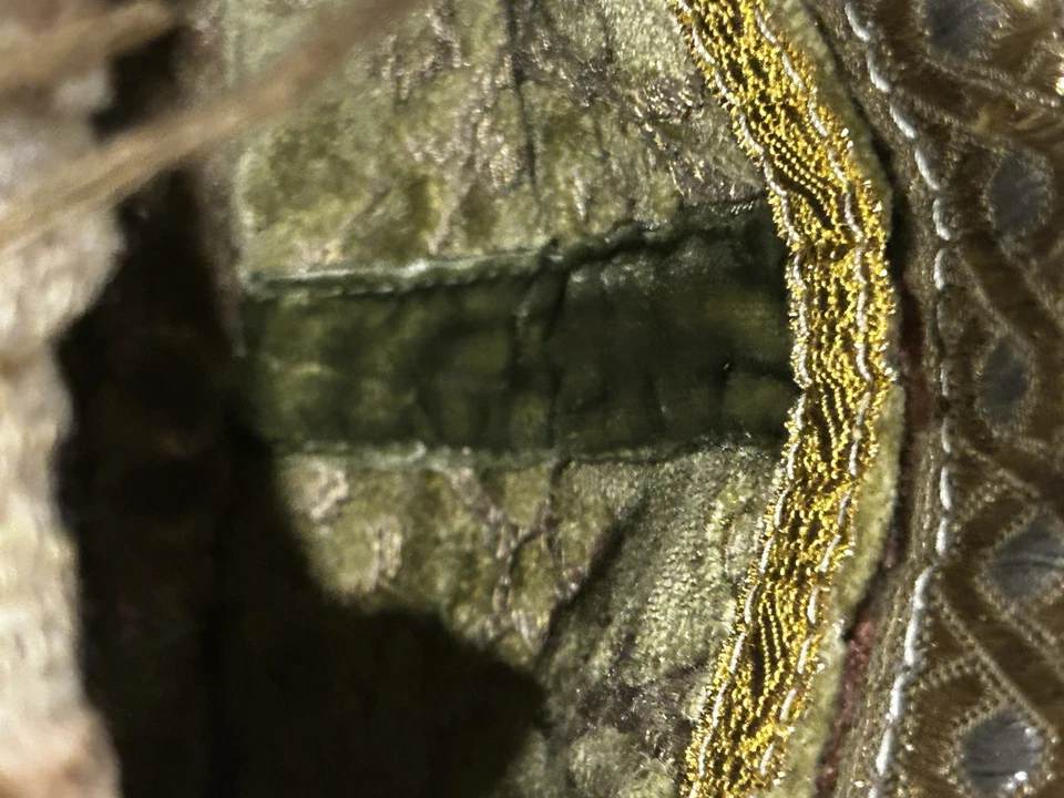 Bolso tapiz vintage de perlas de magnolia de Robins Kitchen On The Farm raro único en su clase Foto 3 de 4