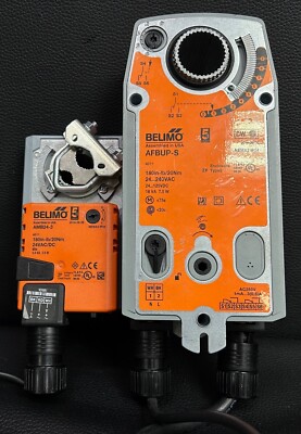 Belimo AFBUP-S & AMB24-3 Spring Return Actuator with Cable UNTESTED