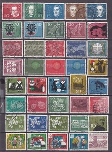 GERMANY/BUND  ^^^^^1959-61   better   USED  sets  coillection  @x ga3624gee24