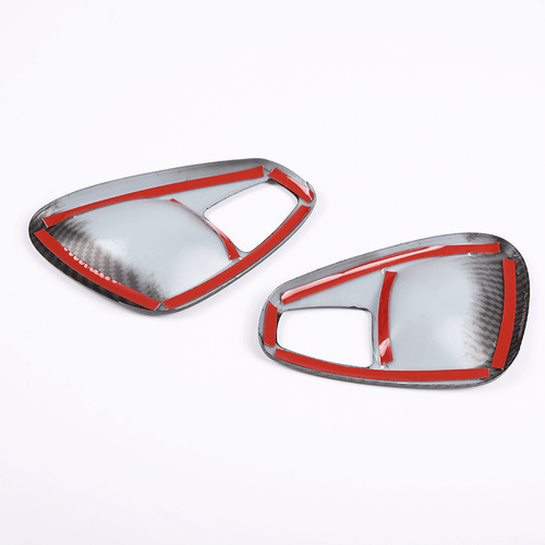 Cubierta de tazón de manija de puerta interior ABS de fibra de carbono para Mercedes-Benz Smart 2010-14 - Imagen 12 de 12