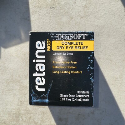 OCuSOFT Retaine MGD Ophthalmic Emulsion Single Use Container, White ...