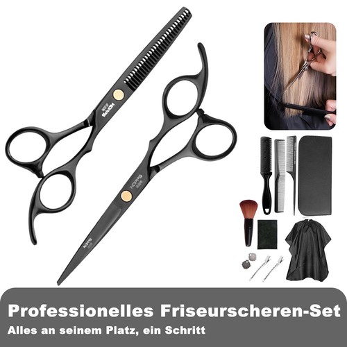 Haarschere, Friseurschere, Profi Haarschneideschere, Schneideset,Haare schneiden - Bild 5 von 24