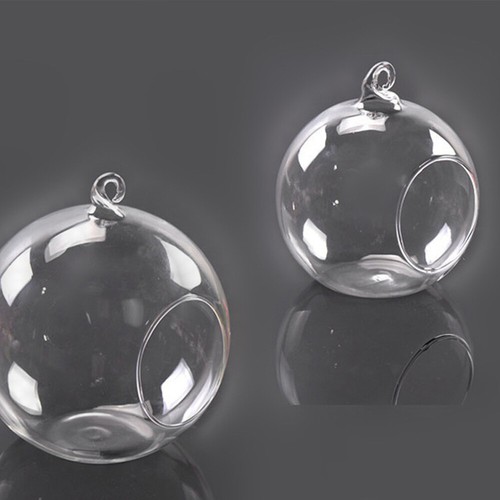 4PCS hanging glass flower planter Hanging Glass Terrarium Globe Ball Air Plant - Picture 22 of 44