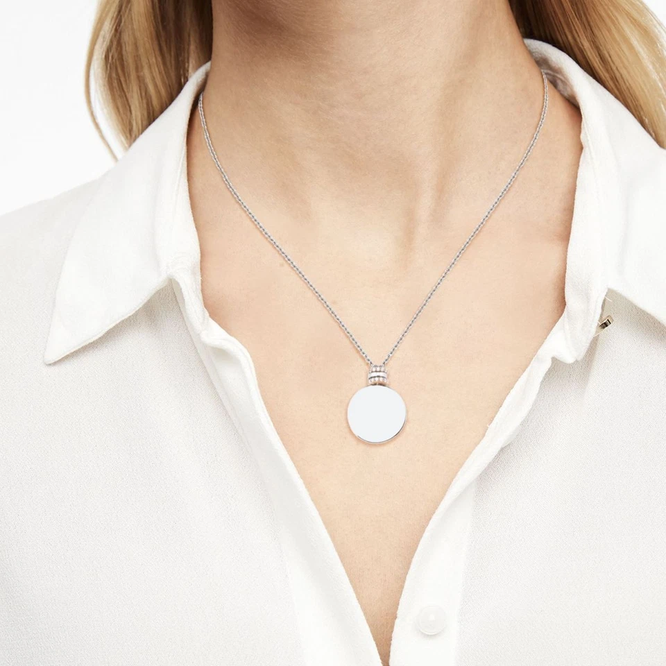 Collar mujer S.oliver Jewel plata bicolor circonita colgante 2027611 Foto 3 de 3