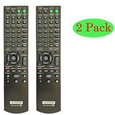 2 Pack Remote RM-AAU019 for Sony AV System HTD-DW685 STR-K670P STR-K790 HTSF2000
