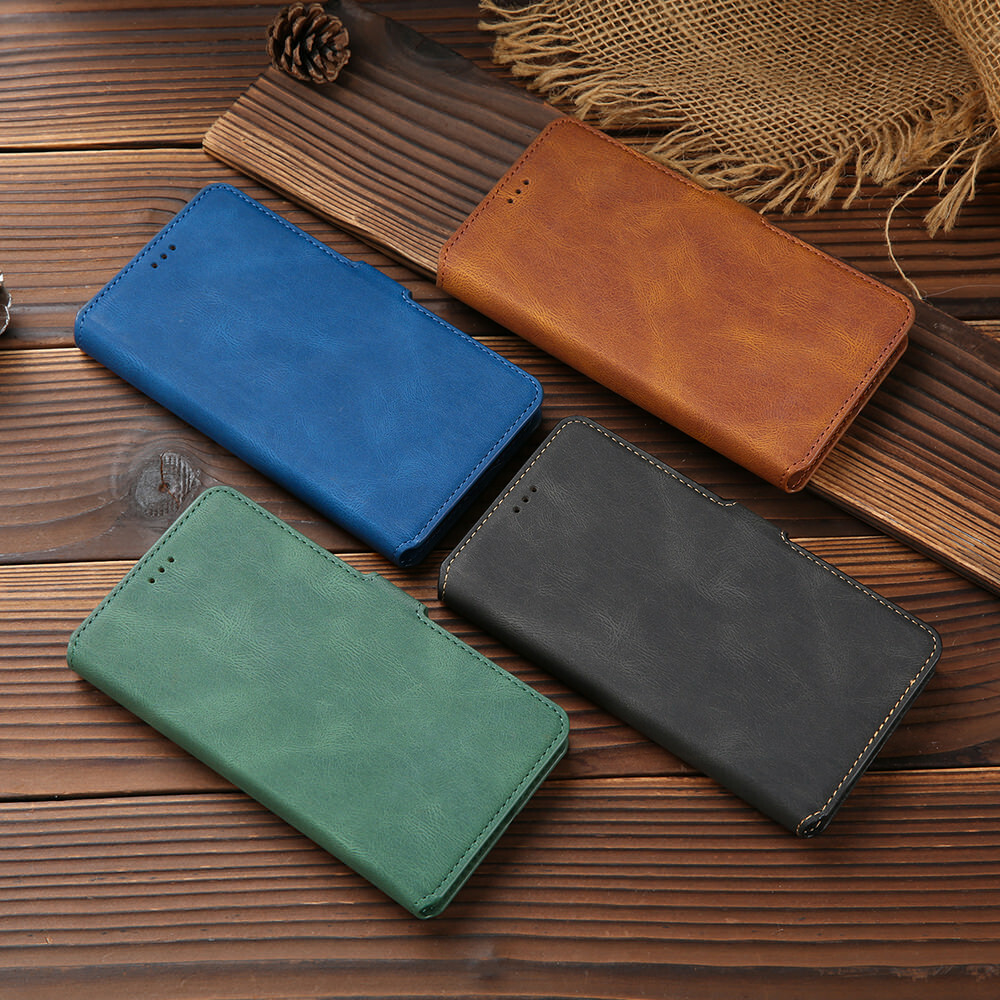 Vintage Leather Flip Card Wallet Case Stand Cover For iPhone 12 Pro 11