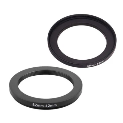 M42x1 auf M52 Step Up und Step Down Ring Buchse Stecker Kupplung Adapter 2er Pack