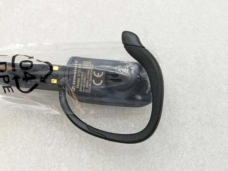 Sennheiser D 10 HS Black Noise Cancelling Microphone Single-Sided DECT Headset - Image 3 of 4