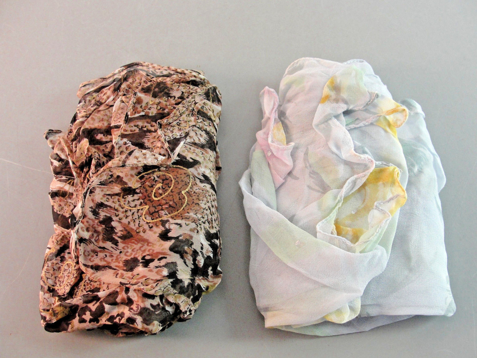 OBLONG NECK SCARF SCARVES RECTANGULAR RECTANGLE S… - image 1