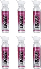 Boost Oxygen 10 Liter Canister Respiratory Support. Pink Grapefruit, 6 Pack.
