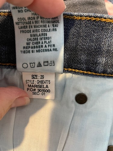 Pantalones cortos de mezclilla Joe's Jeans Marisela de corte dobladillo crudo talla 29 - Imagen 6 de 6