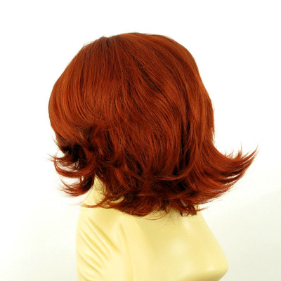 Perruque Courte Femme – Couleur Copper Intense (cuivre Intense) – Synthétique Lisse – PERUK – Neuf Avec étiquette