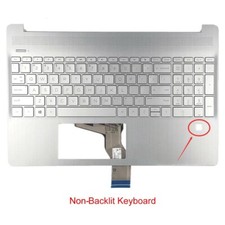 New For HP 15-DY 15-EF 15s-eq Palmrest Non-Backlit Keyboard w/FRP L63578-001