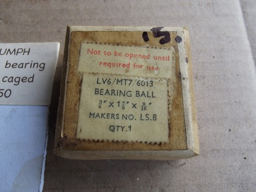 TRIUMPH 5T 6T T110 T120 OTHERS GEARBOX BRONZE CAGED BEARING LS8 NOS 15 - Picture 2 of 3