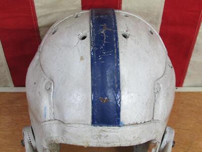 Vintage 1930s Steel High School Leather Football Helmet w/ Facemask Antique  PA. | eBay