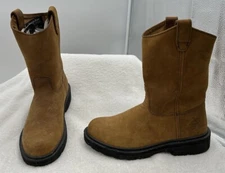 Georgia Boot Comfort Core Steel Toe Pull On Work Boot G4673 Sz (8)M New Open Box