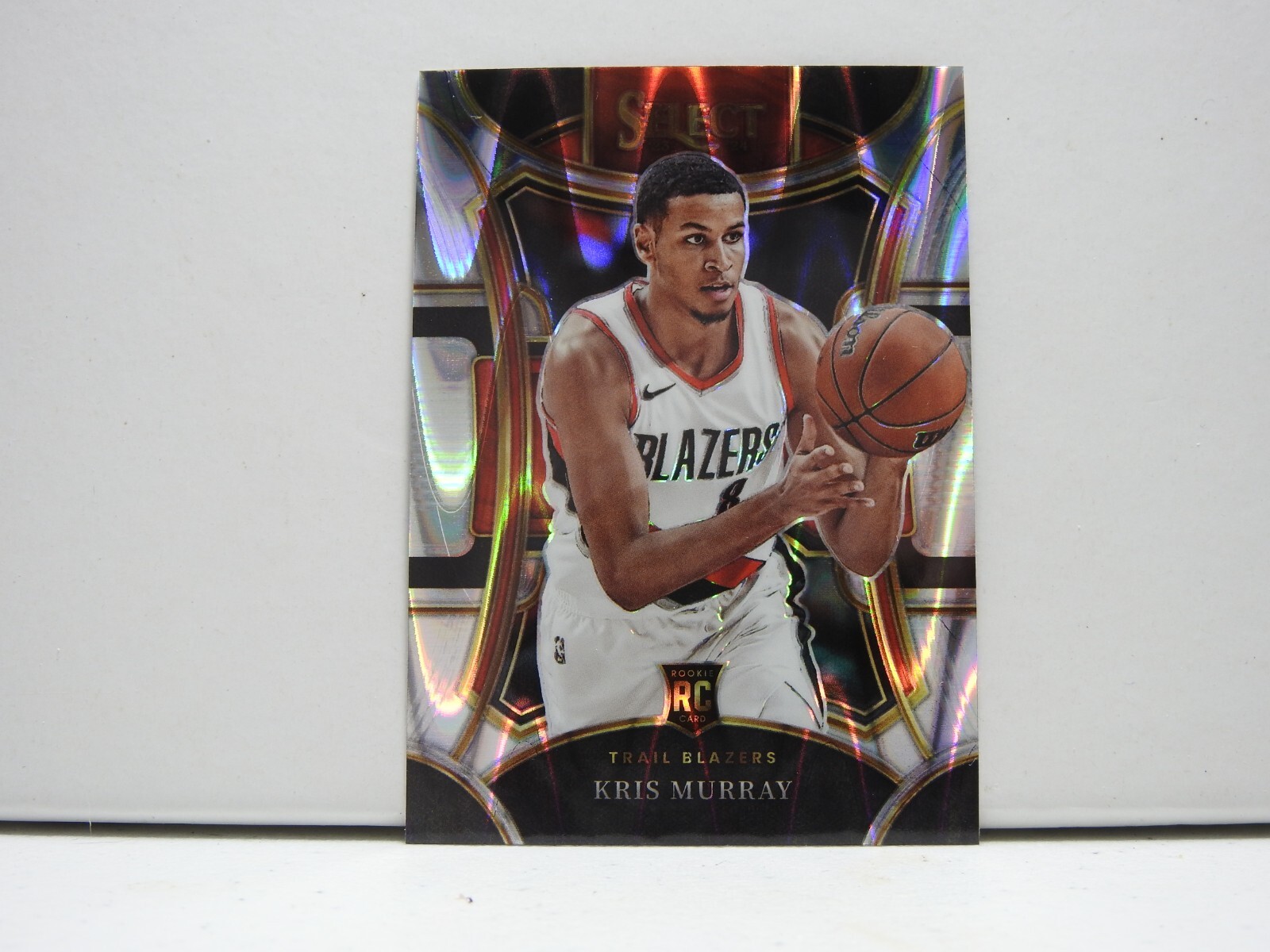 2023-24 Panini Select Kris Murray RC Tectonic Prizm #306 Portland Trail Blazers