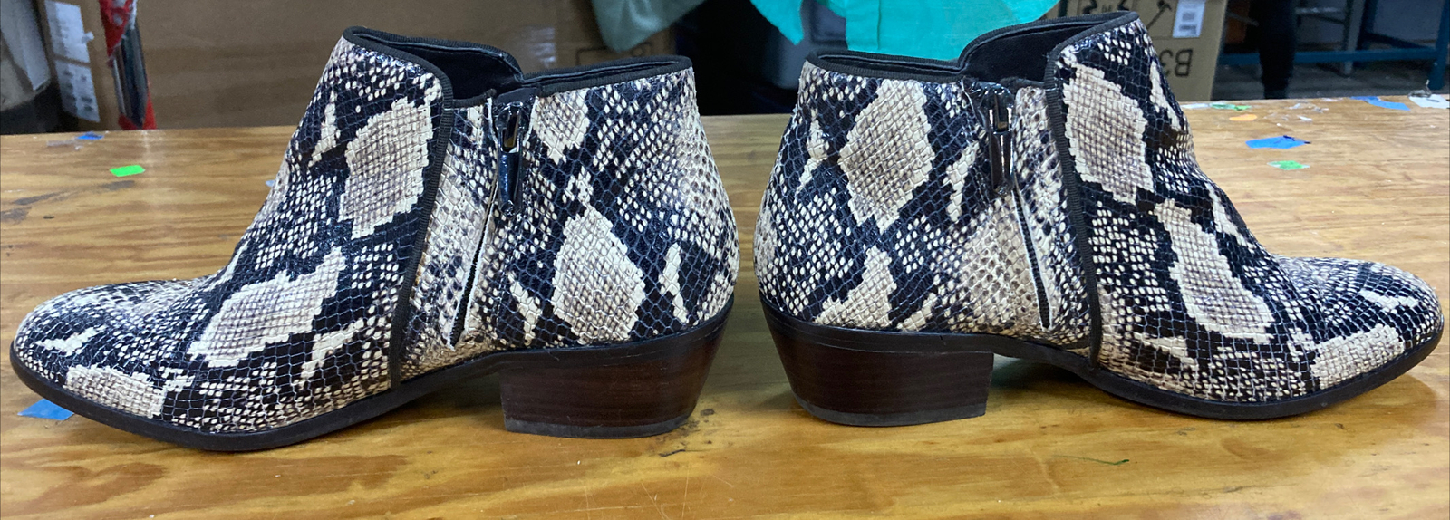 Sam Edelman Womens Petty Python Snake Embossed Le… - image 5