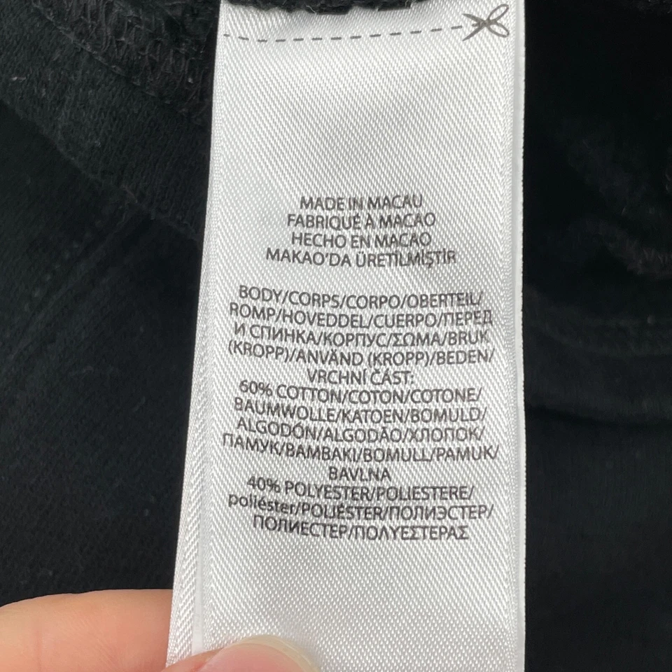 Polo Ralph Lauren girls size 6X Sweater Dress Bear Black pullover logo pockets - Image 4 of 4