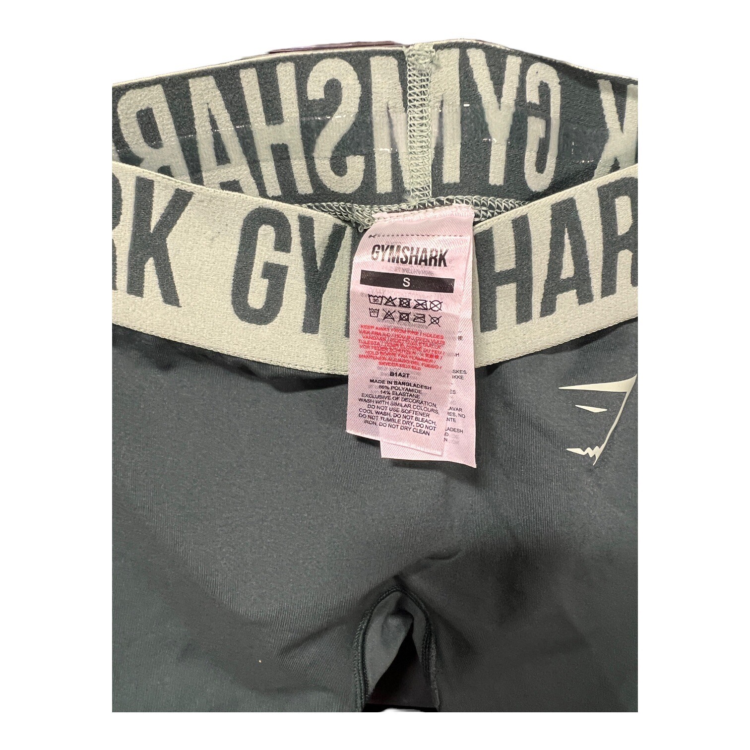 Gymshark Leggings grün Damen Größe Small Fitnessstudio Yoga Laufen 24