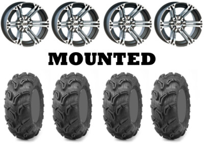 Kit 4 Maxxis Zilla Tires 28x9-14/28x11-14 on ITP SS212 Machined Wheels 550