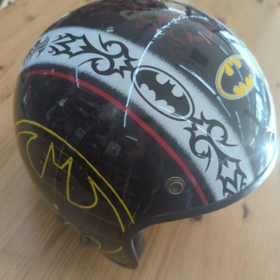 batman motorcycle helmet ebay Batman Motorcycle Full Face Helmet L Size Very Good Condition F/S from  Japan
