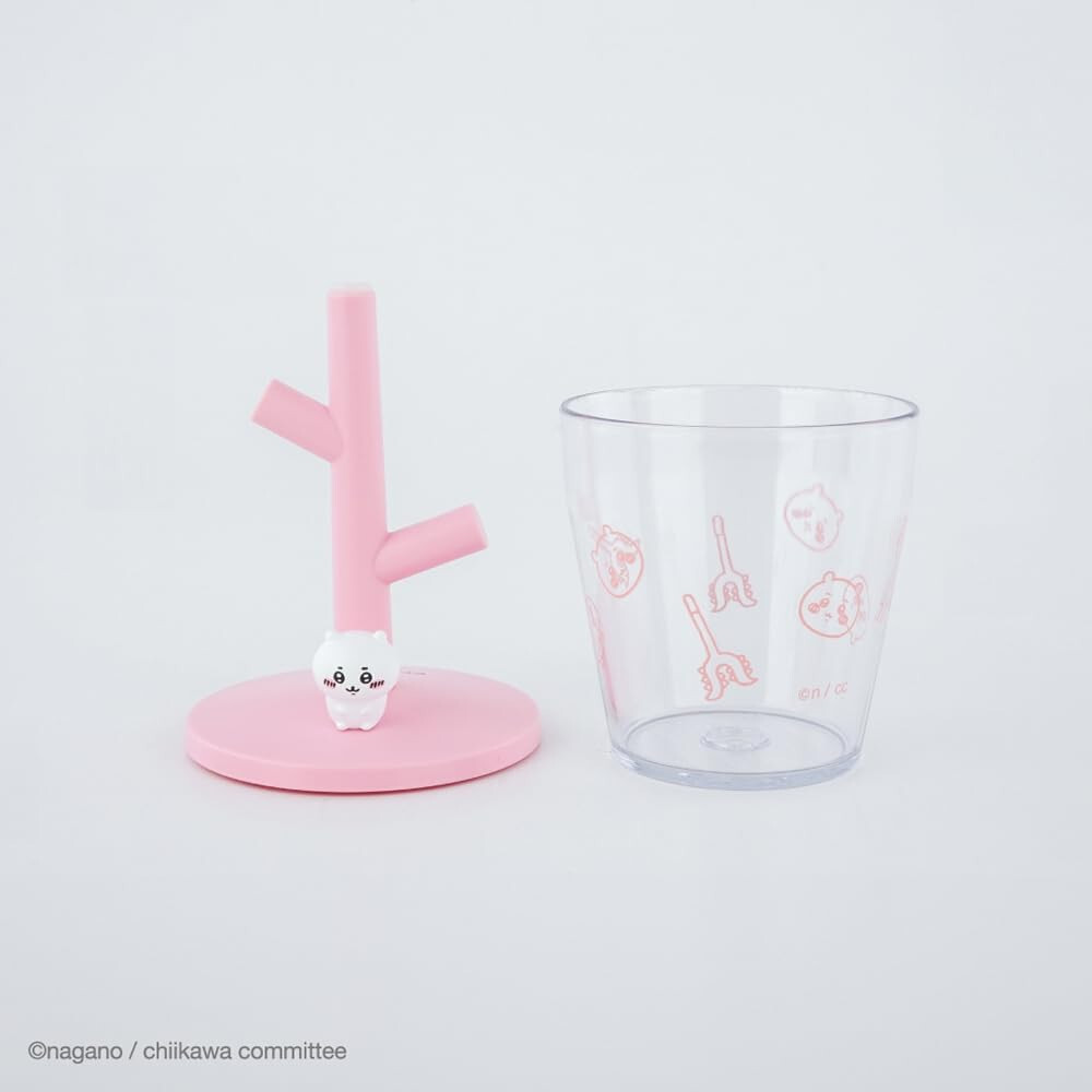 Hashy TOPIN Chiikawa Mini Cup & Stand Pink D2.4×H3in 751165