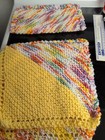 Hand Knitted Dishcloth or WashCloths~New~Set of 4  100% cotton — photo 3