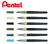 Pentel Fude Brush Pen Black Ink XFL2 series Choose from 6 Type