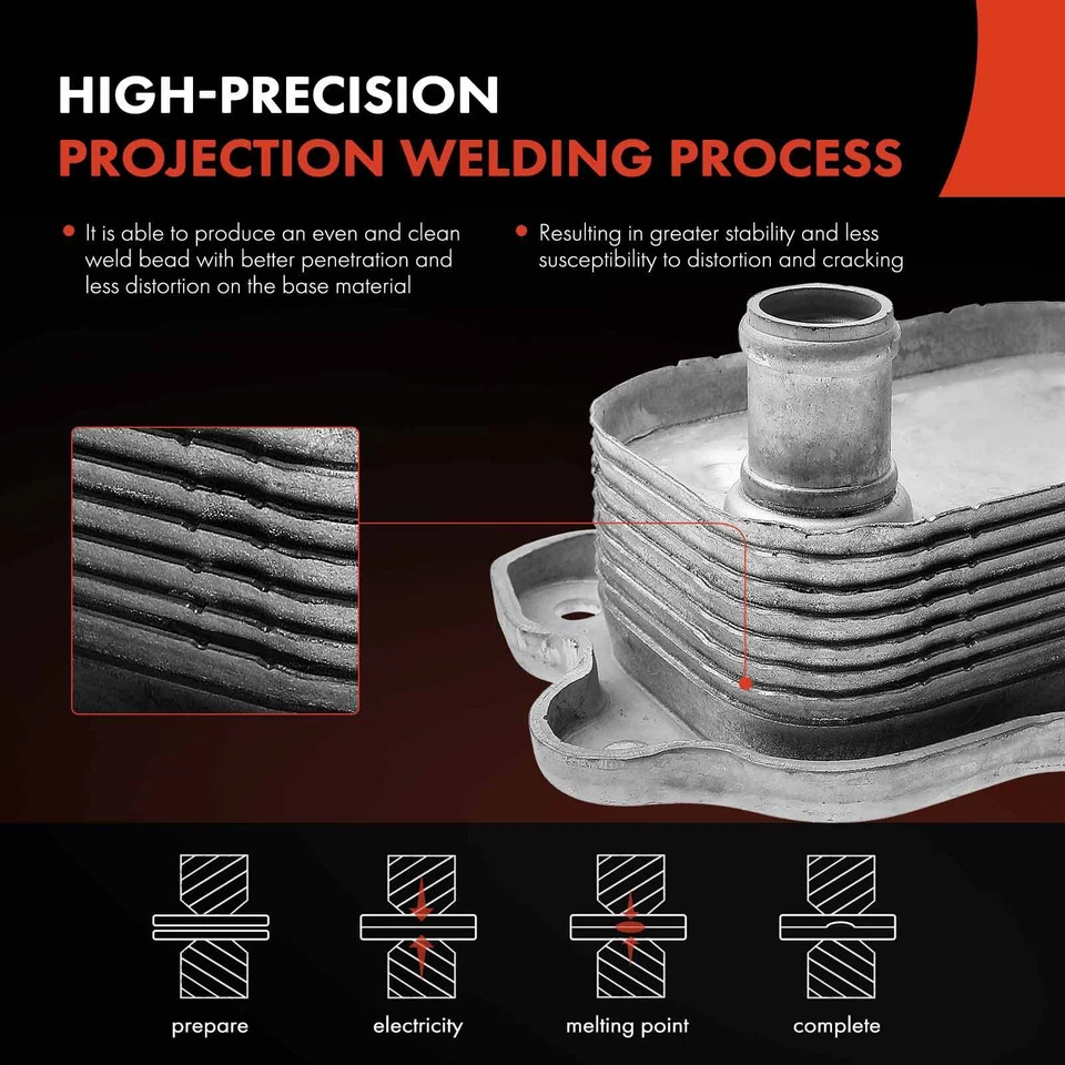 Enfriador de aceite de motor para Mini Cooper 2002-2008 R52 L4 1,6 L modelo S solo 11427509212 Foto 4 de 4