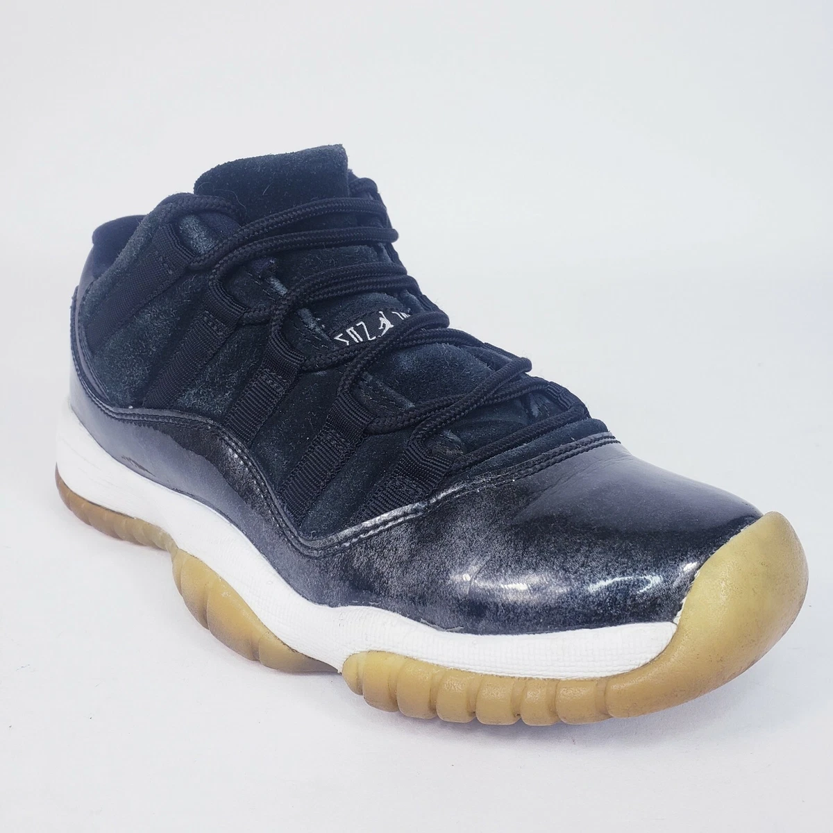 Nike Air Jordan XI 11 Retro Low AJ11 All Black Women Shoes 528896