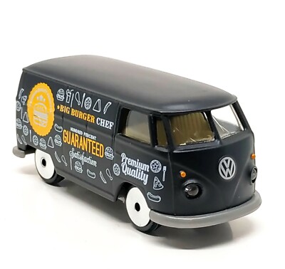 Majorette Volkswagen T1 Big Burger Matte Black 1/59 (3