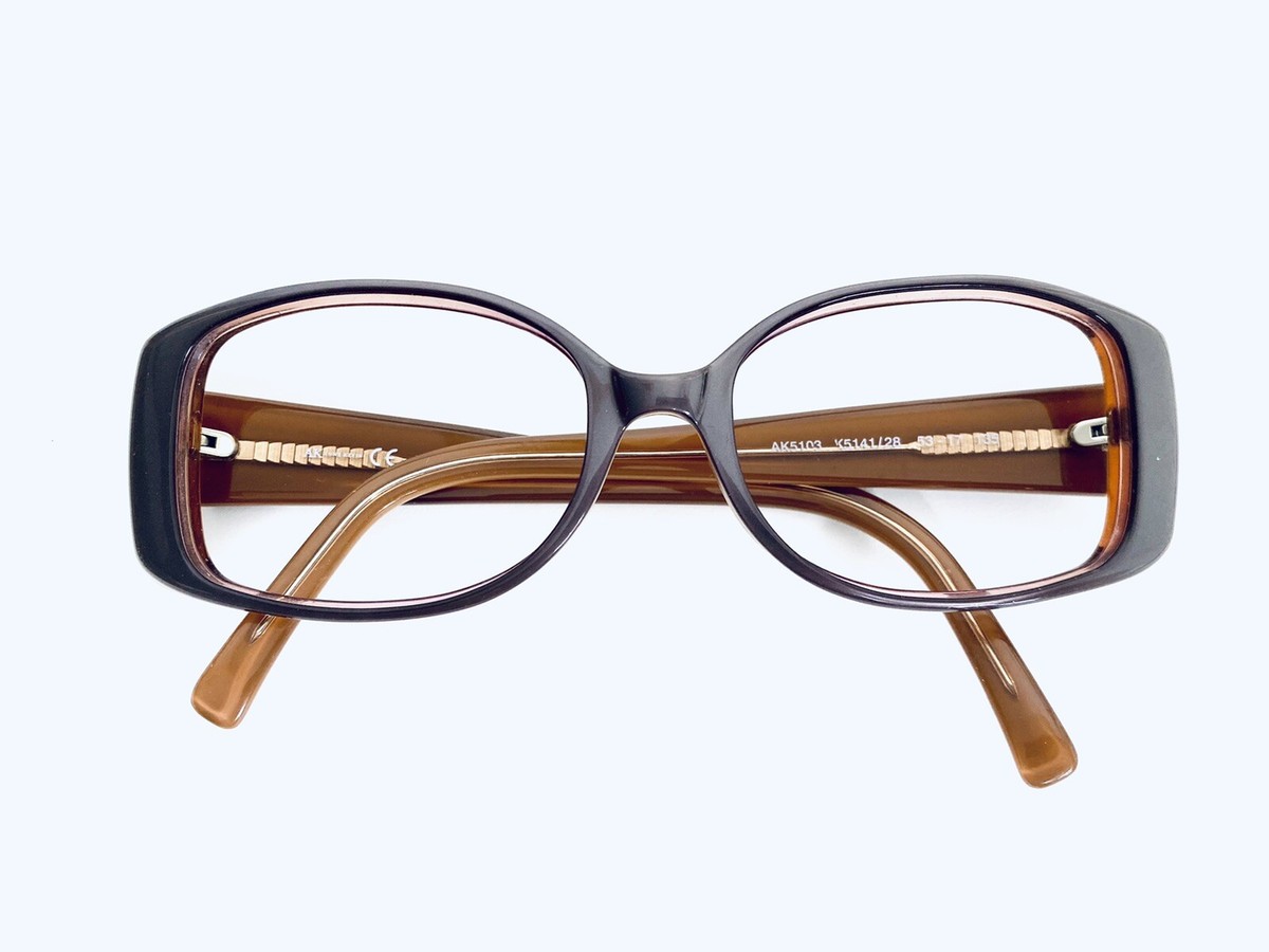 Womens Brown Anne Klein Sunglasses Frames AK5103 K5141/28 53-17-135 AK Anne Klein Women Glasses Frame Dark Brown AK5103 53[]17  main image 2