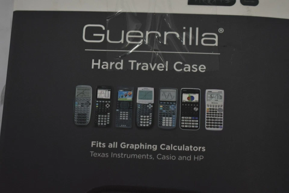 Estuche rígido de viaje Guerrilla para calculadoras gráficas con accesorios BONUS Foto 3 de 4