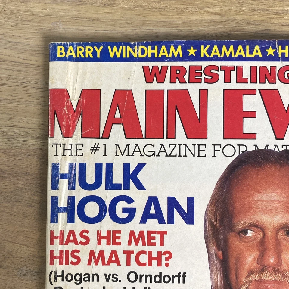 1987年2月摔跤主赛事杂志霍根对奥恩多夫海报1306 — 第 2/4 张图片