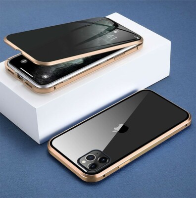 Anti Peeping Magnetic Phone Case For iPhone 11,12,13 Pro Max XS MAX XR  Privacy S